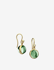 Julie Sandlau - Prime earring - Gold - pendant earrings - green - 1
