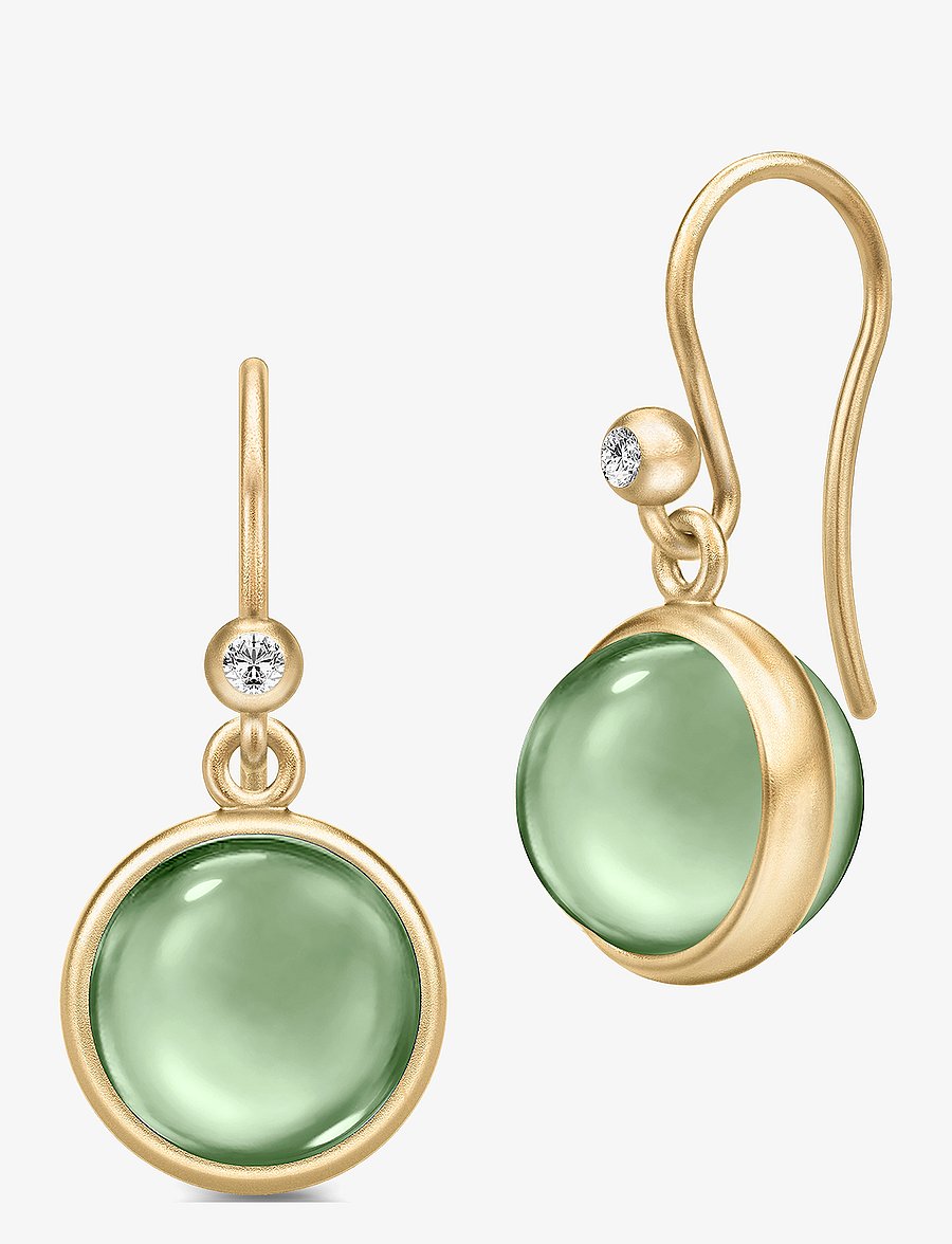 Julie Sandlau - Prime Earrings - Øreringe med vedhæng - green - 1