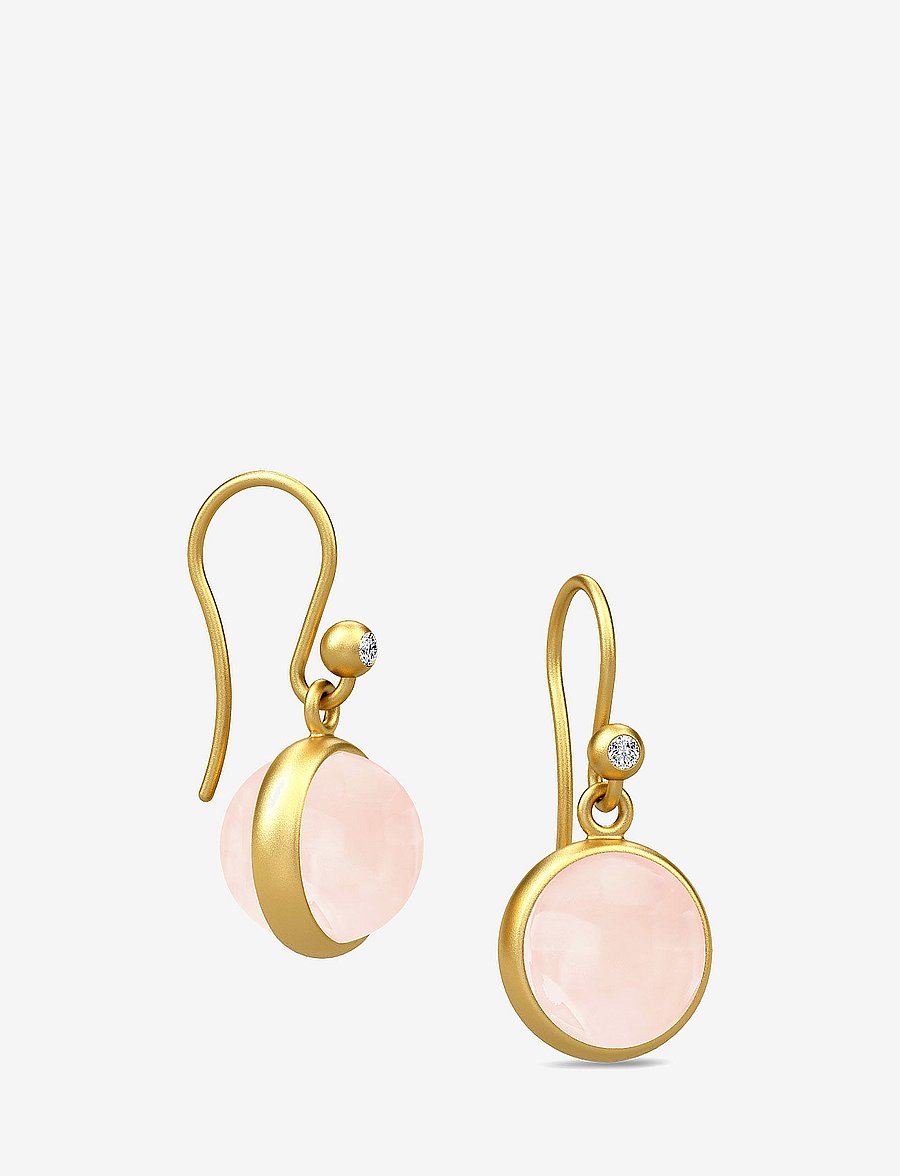 Julie Sandlau - Prime Earrings - hängande örhängen - rose - 0
