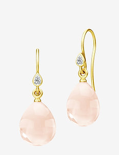 Prima Ballerina Earrings - Gold/Blush, Julie Sandlau