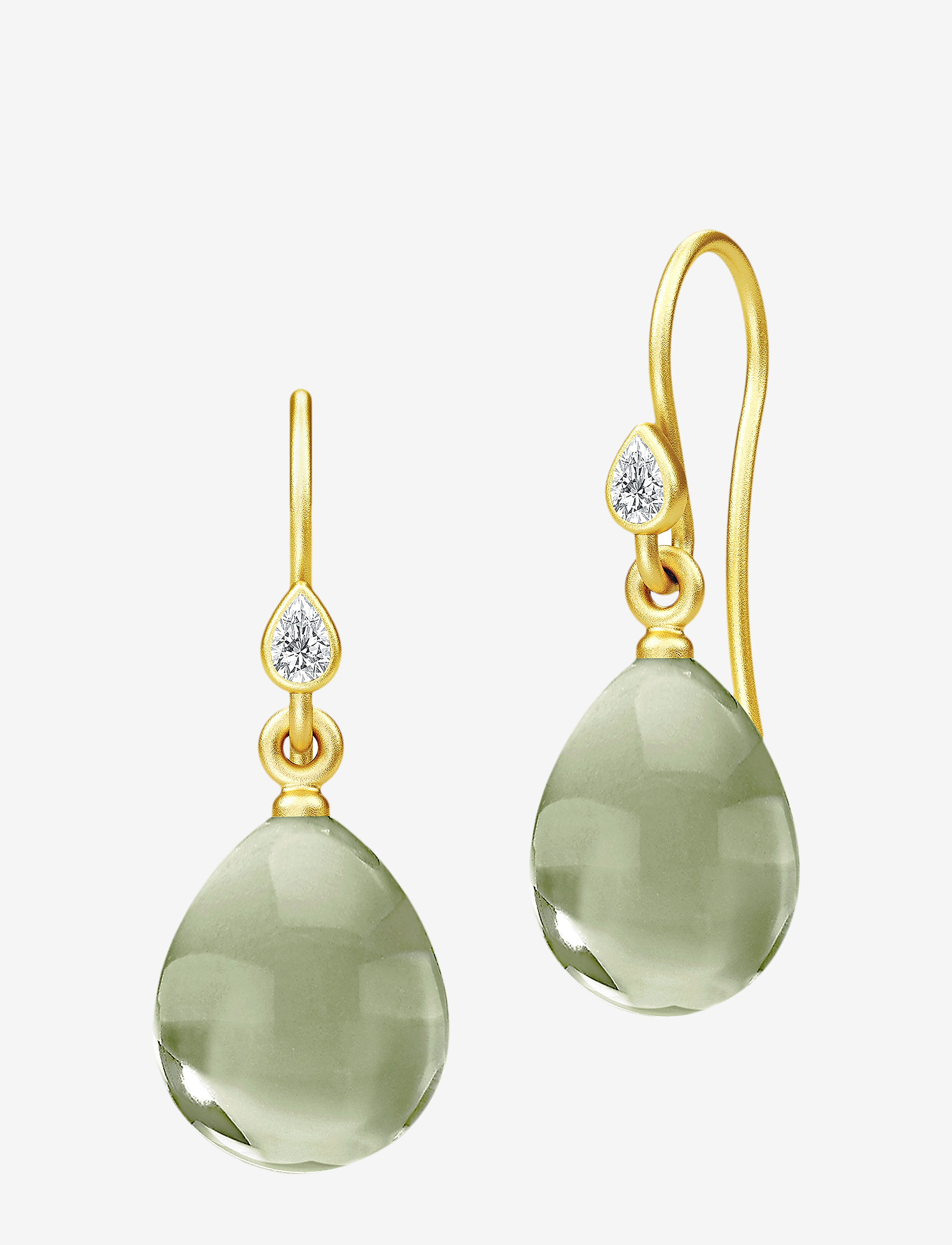 Julie Sandlau - Prima Ballerina Earrings - Gold/Olive - gold / olive - 1