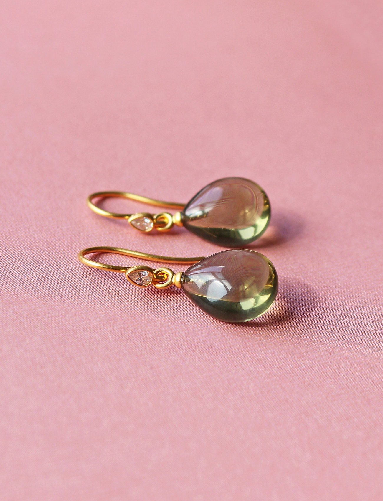 Julie Sandlau - Prima Ballerina Earrings - Gold/Olive - gold / olive - 2