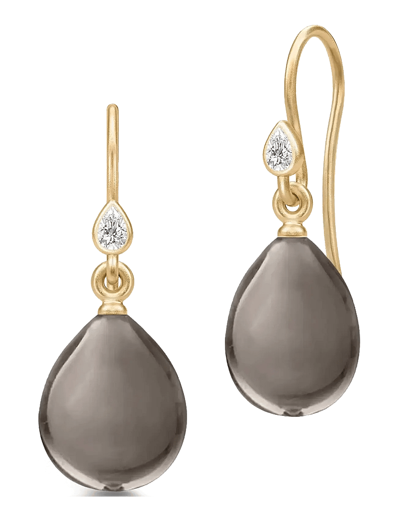 Julie Sandlau - Prima Ballerina Earrings - hängande örhängen - smokey - 1