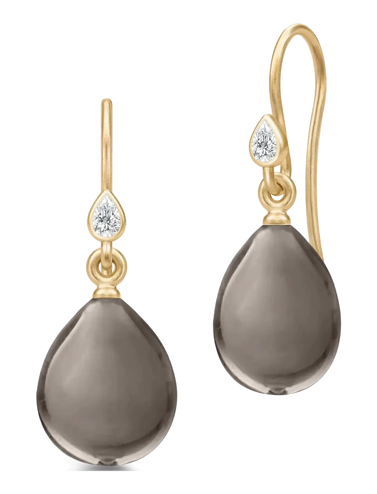 Julie Sandlau Prima Ballerina Earrings - Accessoarer - SMOKEY / gold