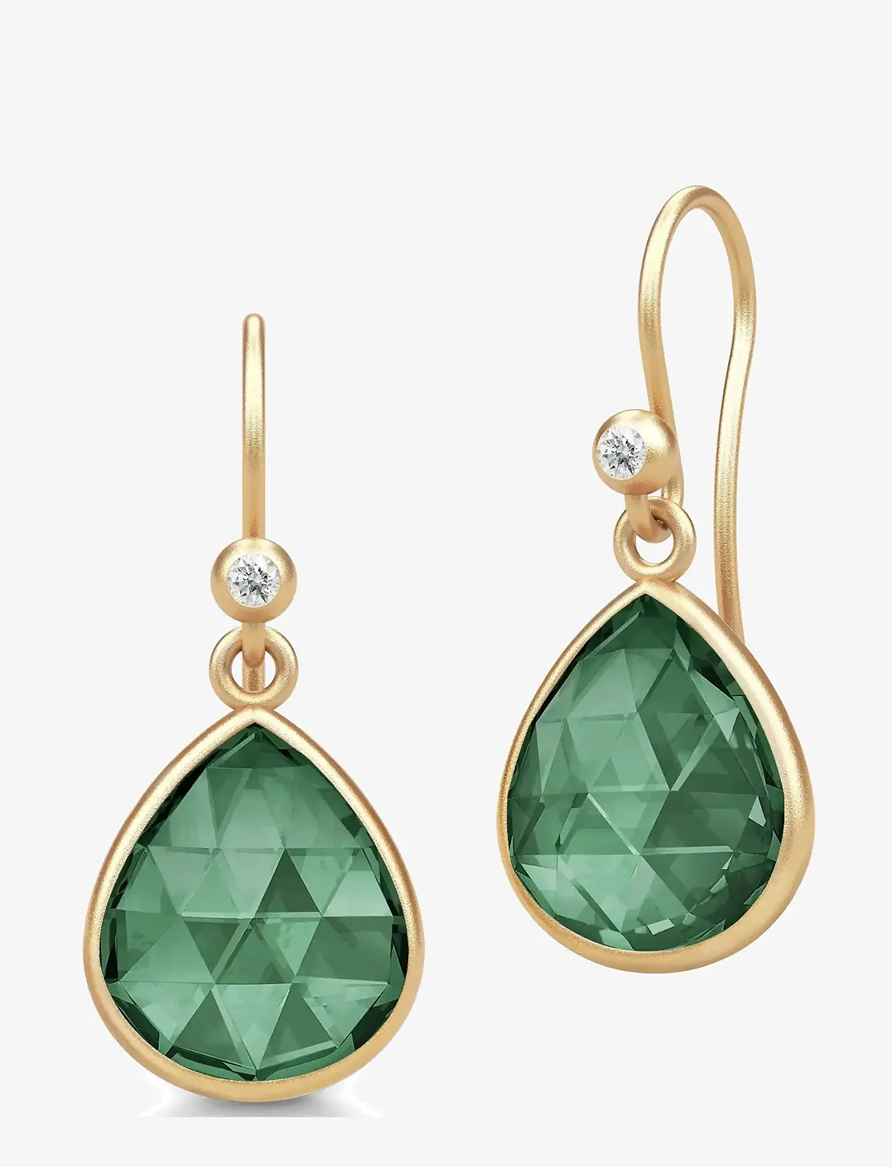 Julie Sandlau - Lea Earrings - hängande örhängen - turmalin - 1