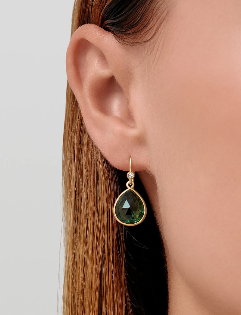 Julie Sandlau - Lea Earrings - hängande örhängen - turmalin - 0