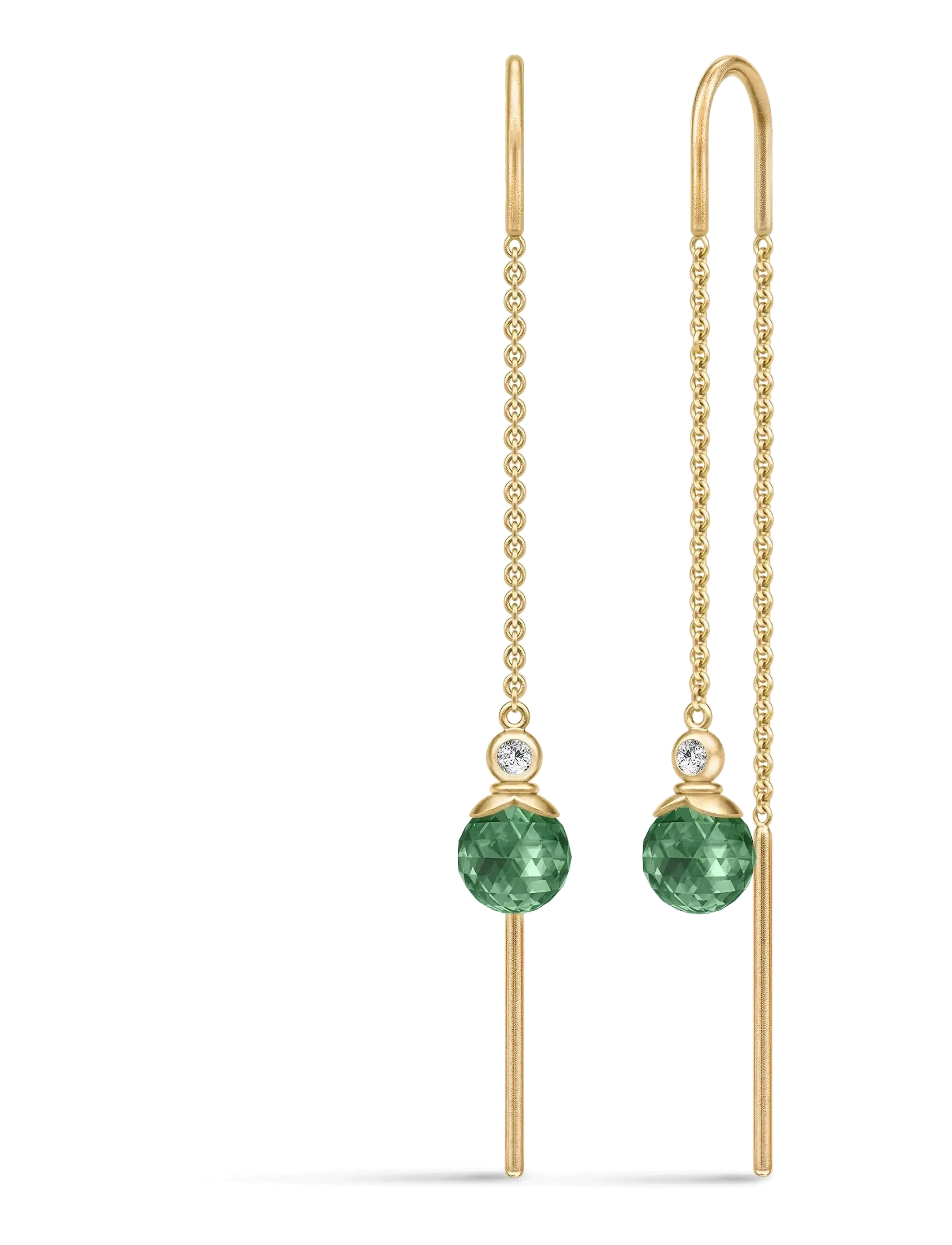 Julie Sandlau Berry Chain Earrings, One Size, Gold, Earrings > Statement Earrings, Dame