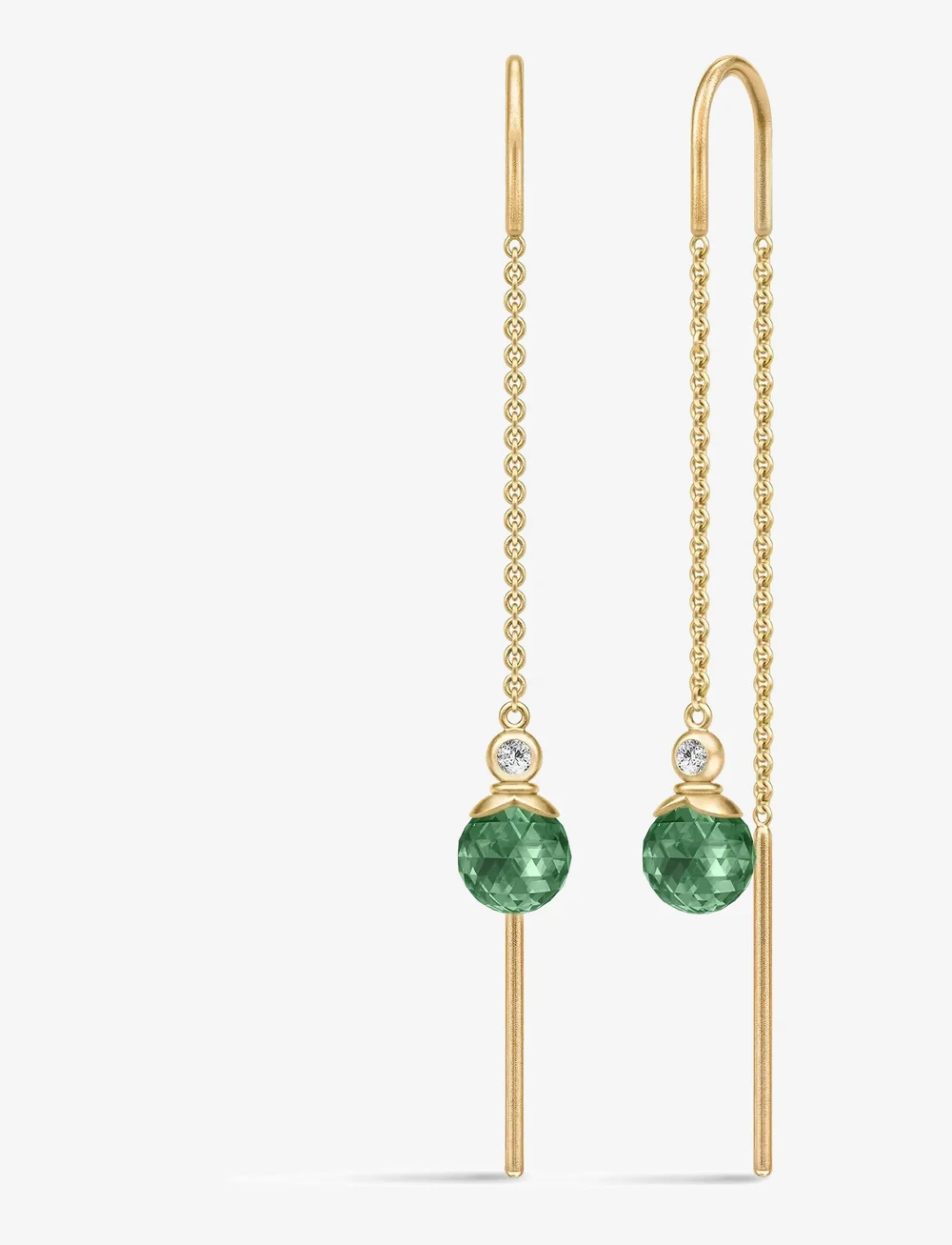 Julie Sandlau - Berry Chain Earrings - rippuvad kõrvarõngad - turmalin - 0