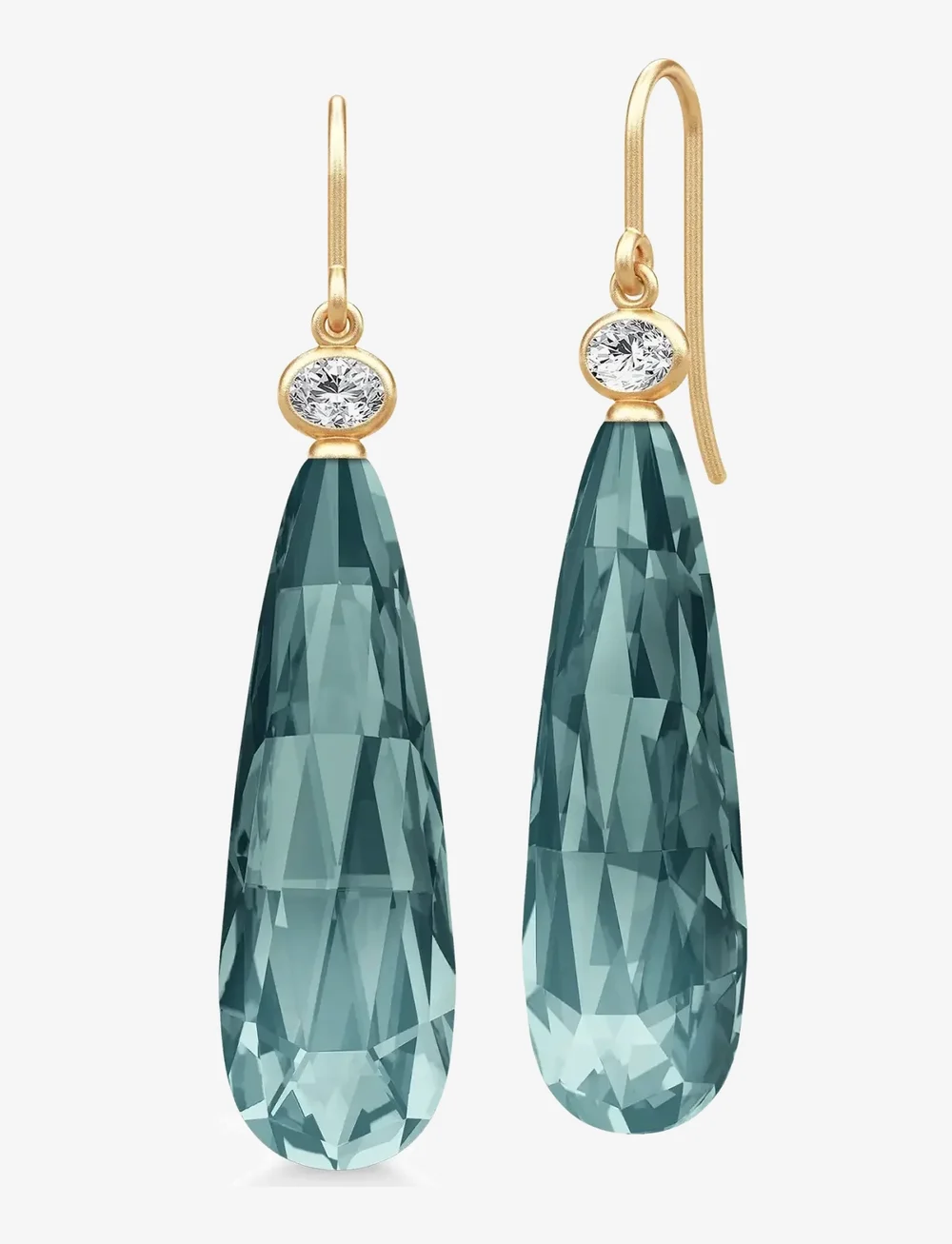 Julie Sandlau - Ofelia Drop Earrings - hängande örhängen - midnight blue - 0