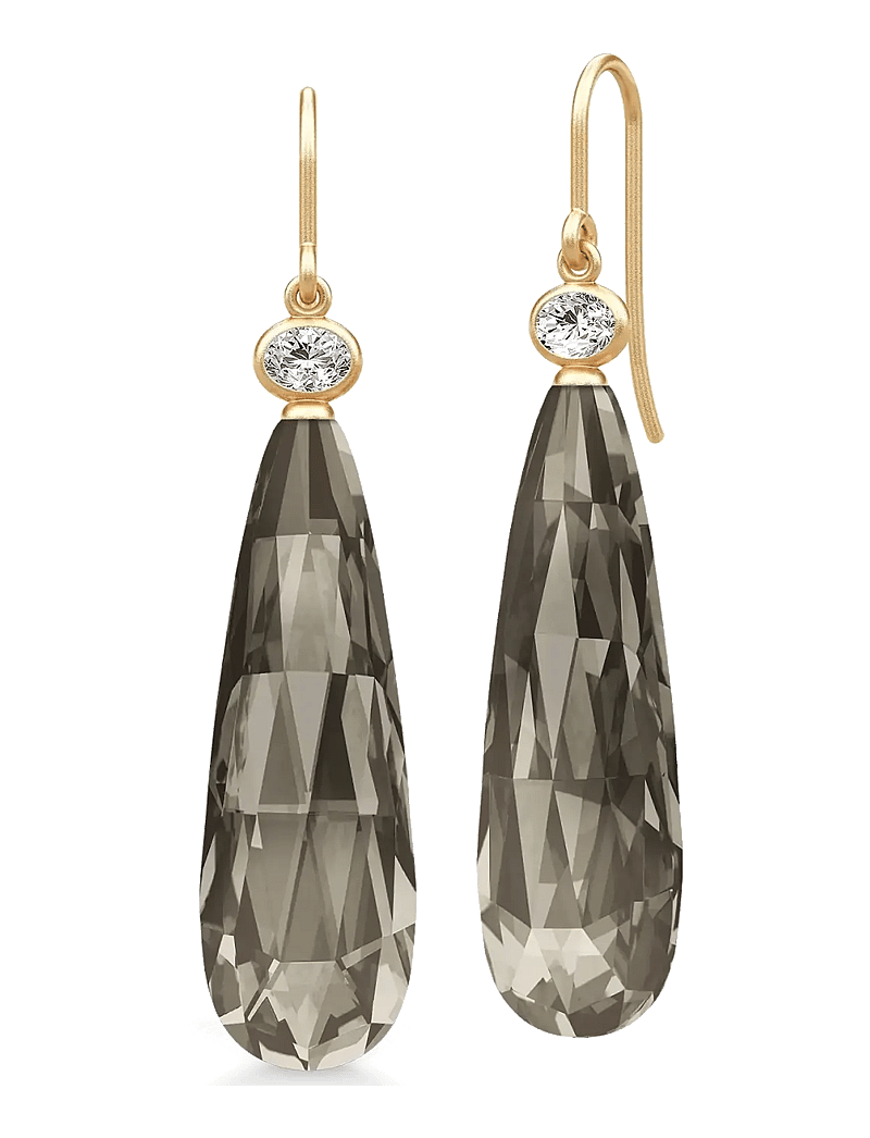 Julie Sandlau - Ofelia Drop Earrings - ohrhänger - smokey - 1