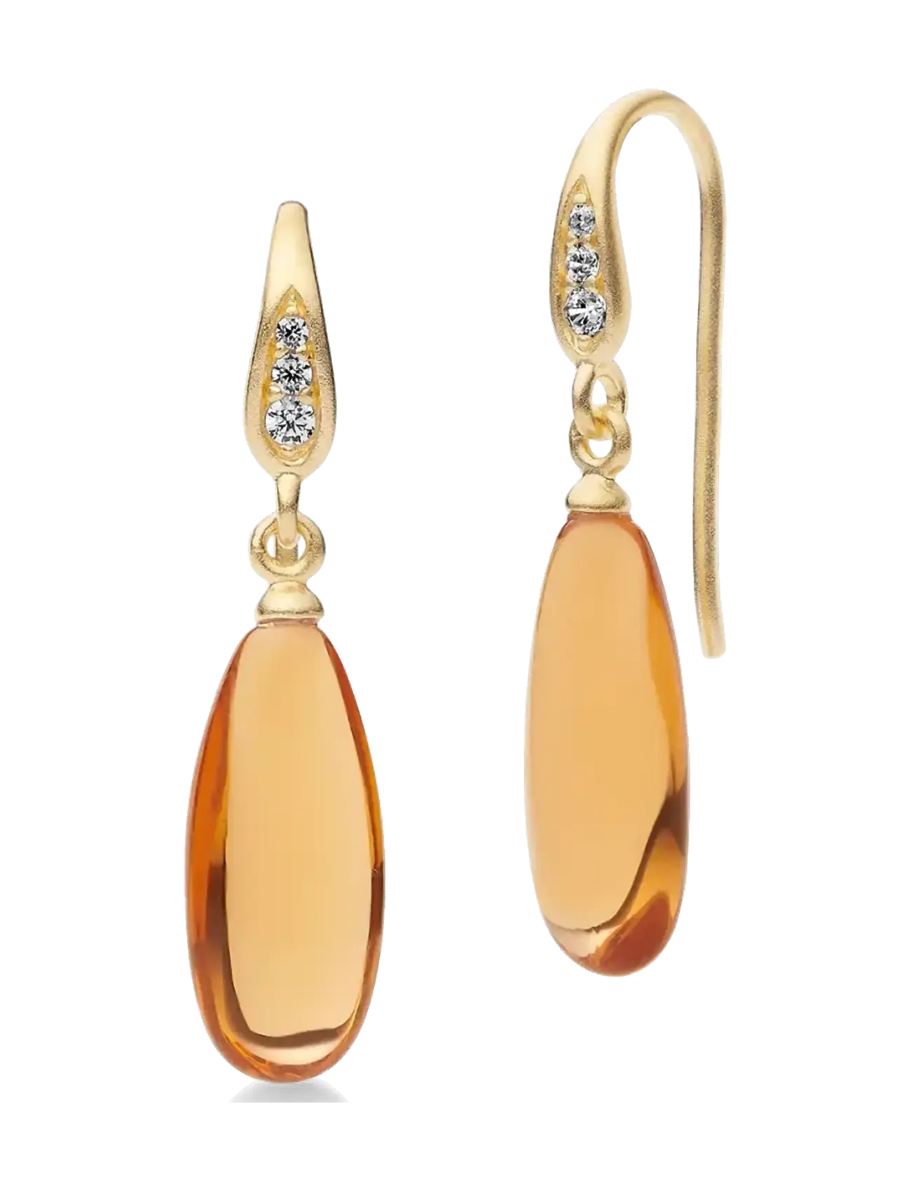Julie Sandlau Fay Earrings - Basics - CHAMPAGNE / orange