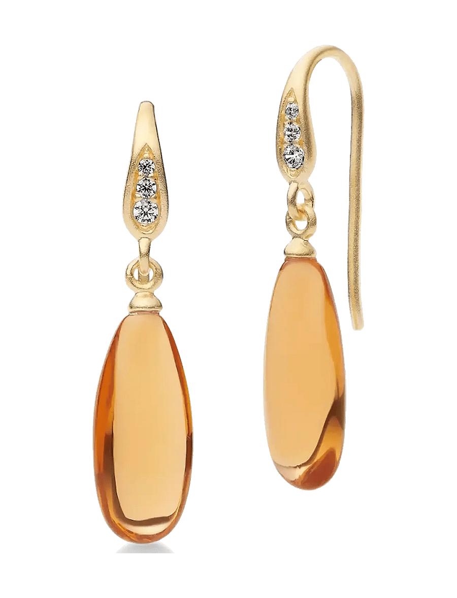 Julie Sandlau - Fay Earrings - ohrhänger - champagne - 1
