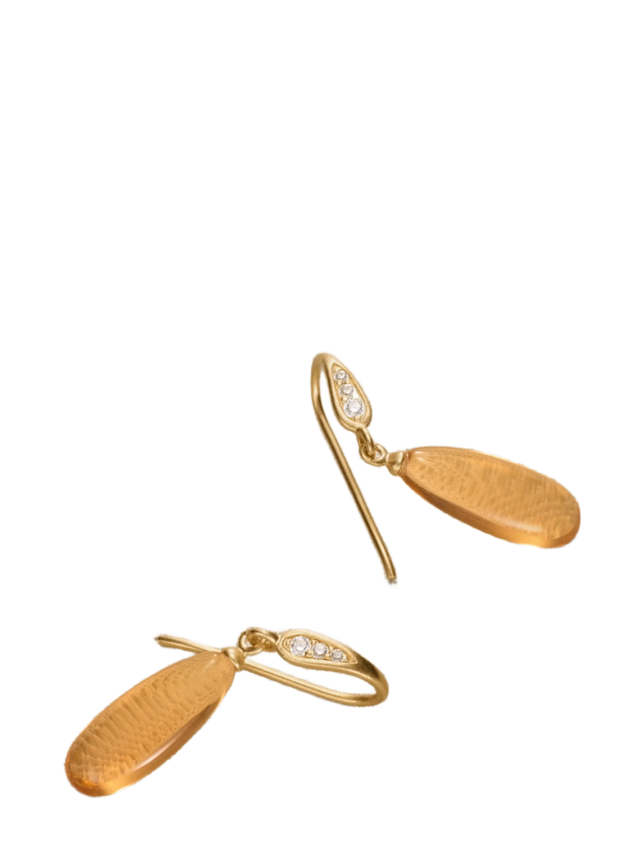 Julie Sandlau - Fay Earrings - pendant earrings - champagne - 2