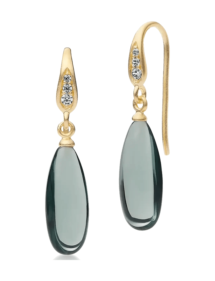 Julie Sandlau - Fay Earrings - Øreringe med vedhæng - midnight blue - 1