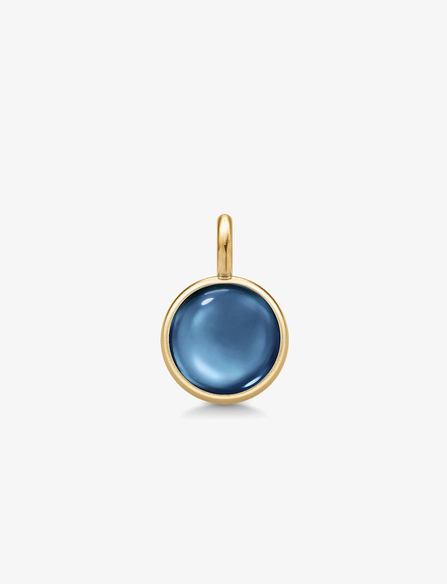 Julie Sandlau - Prime pendant - Gold - bijoux - blue - 1