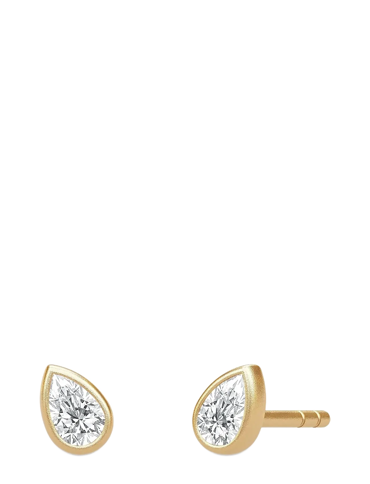 Julie Sandlau White Wisteria Drop Earstud - Schmuck - GOLD / gold