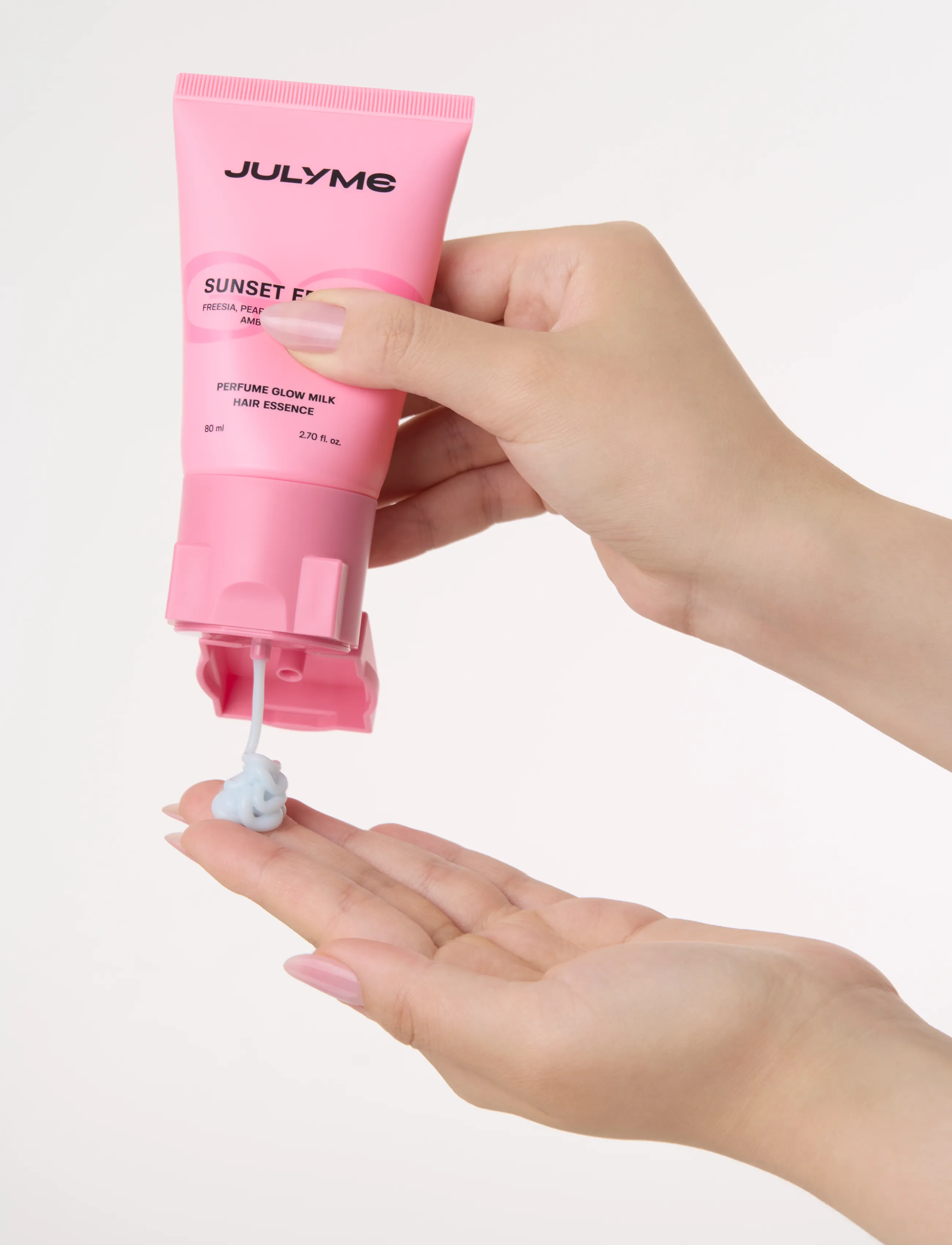 Julyme - Perfume Glow Milk Hair Essence Sunset Freesia - clear - 3