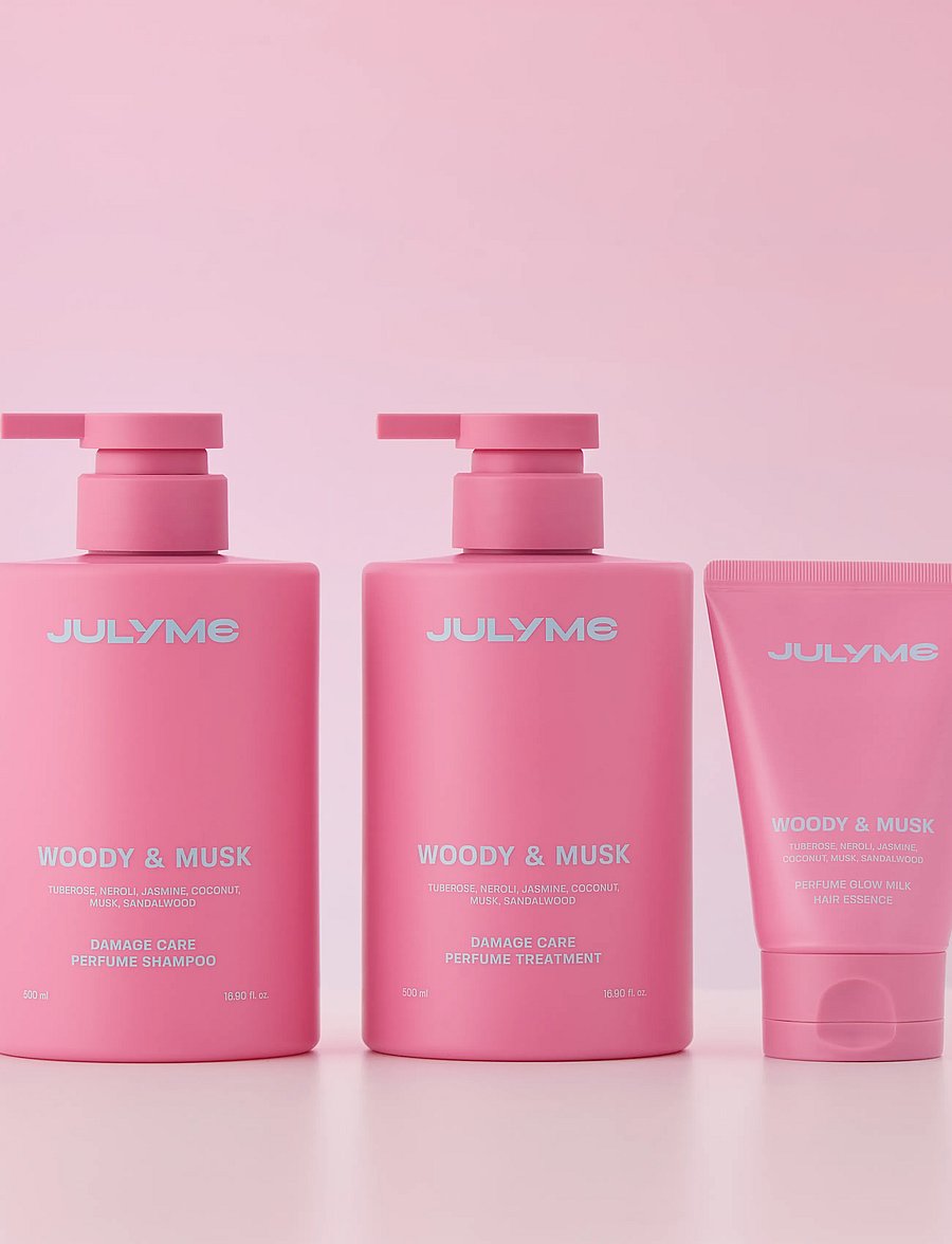 Julyme - Perfume Glow Milk Hair Essence Woody & Musk - hooldusvahendid - clear - 3