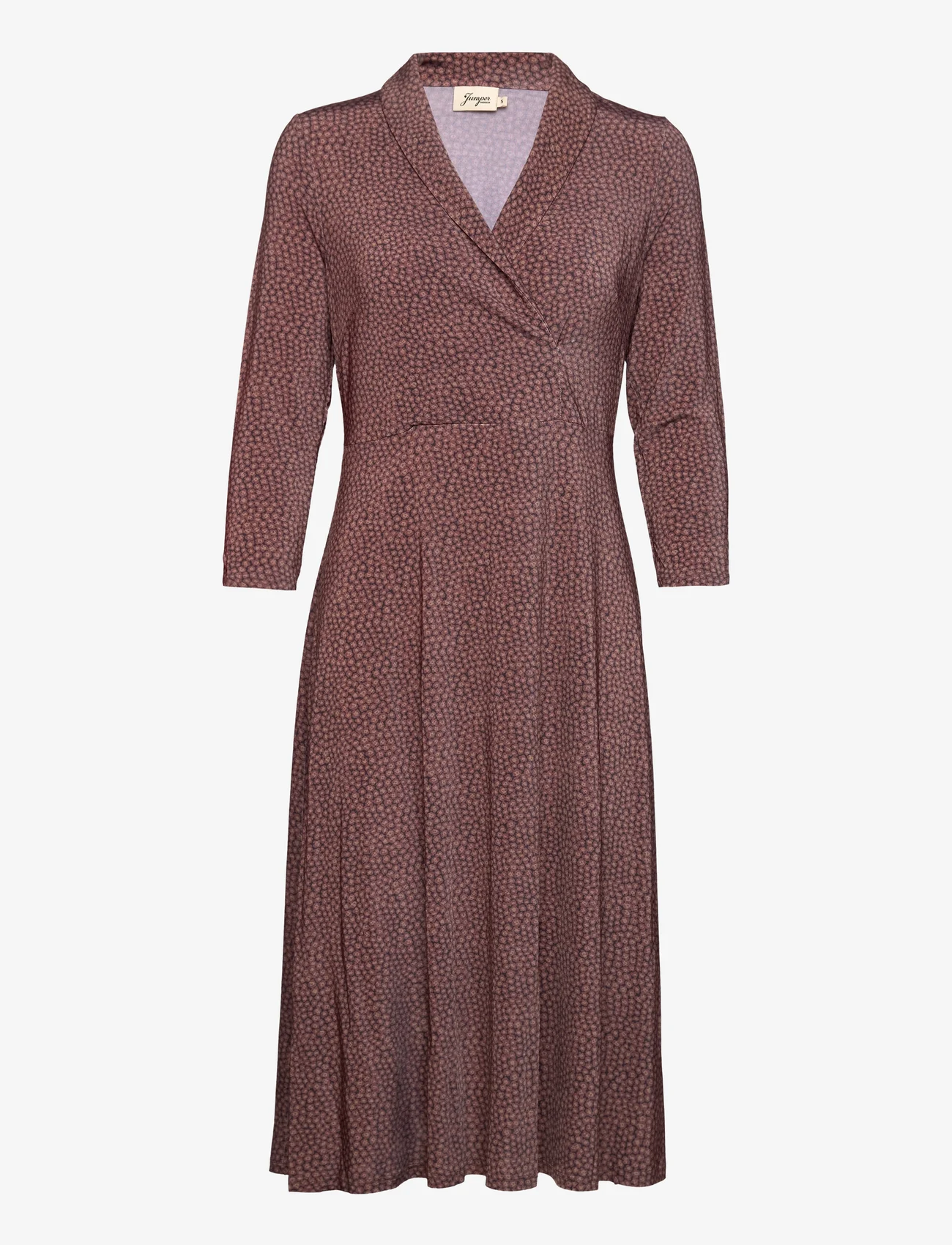Jumperfabriken - Wendy LS - midi kjoler - brown - 0