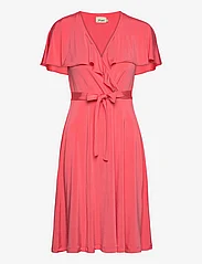 Jumperfabriken - Lily - wrap dresses - coral - 0