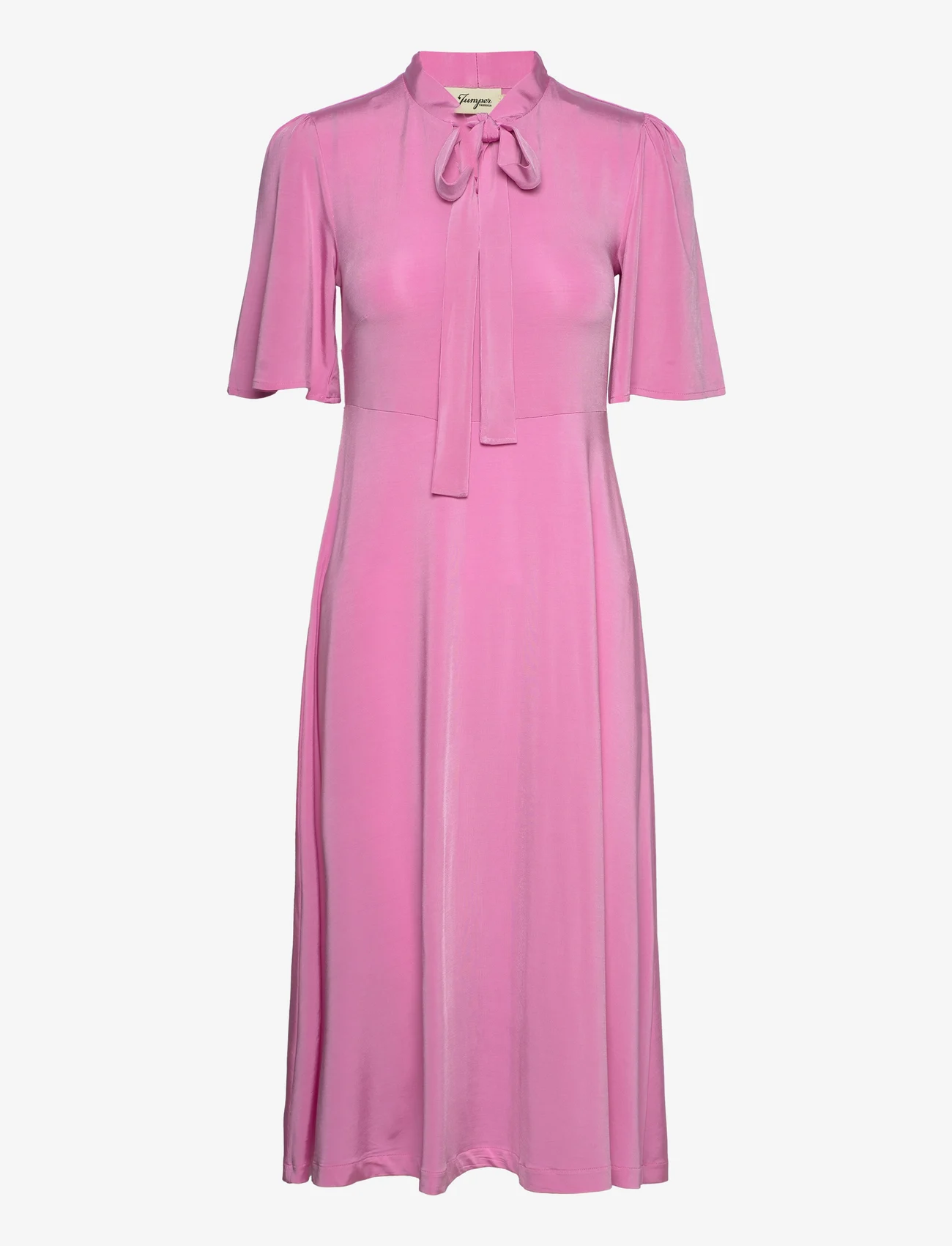 Jumperfabriken - Riley - midi-jurken - pink - 0