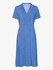 Jumperfabriken - Wendy SS - slå-om-kjoler - blue - 0