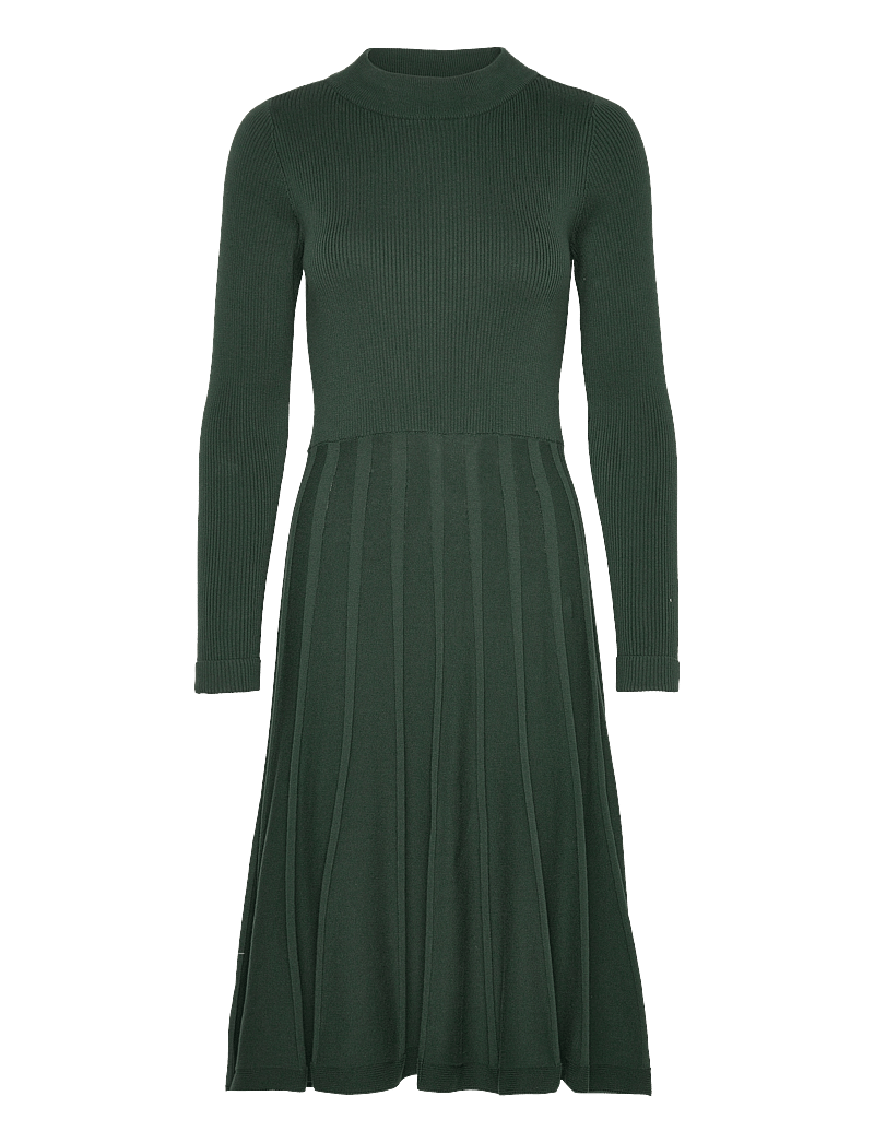 Jumperfabriken - Henna Dress - strikkjoler - darkgreen - 1