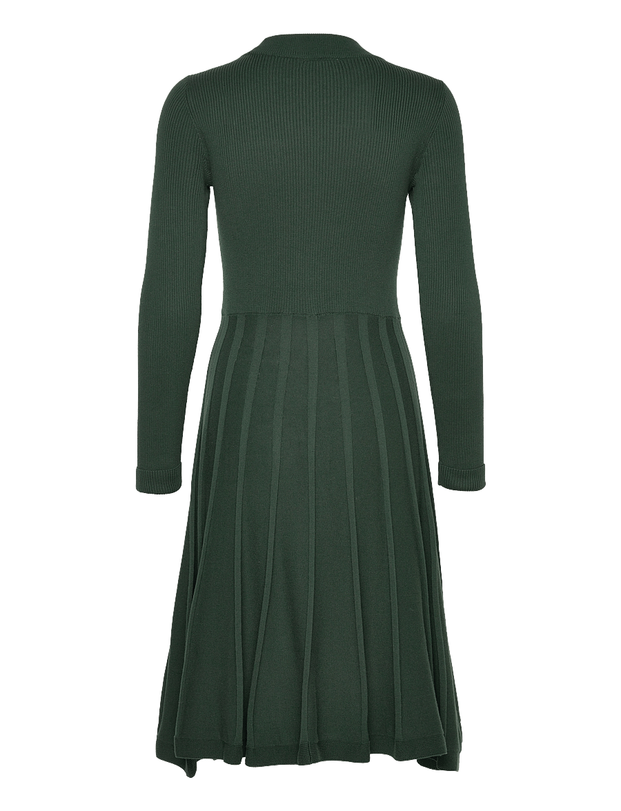 Jumperfabriken - Henna Dress - knitted dresses - darkgreen - 2