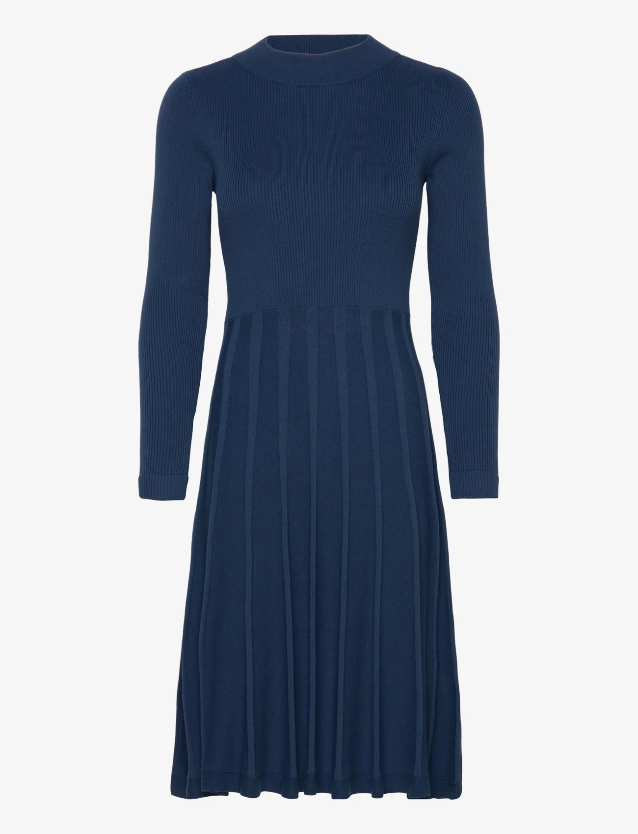 Jumperfabriken - Henna dress Dark Blue - knitted dresses - darkblue - 0