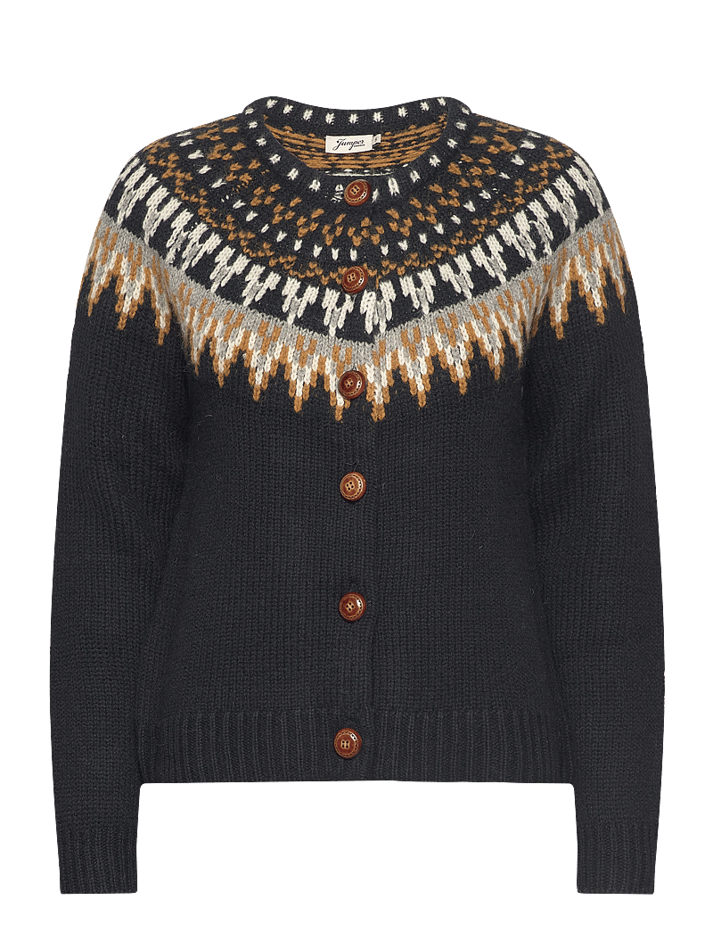 Jumperfabriken - Joelle Cardigan - kardiganid - black - 1