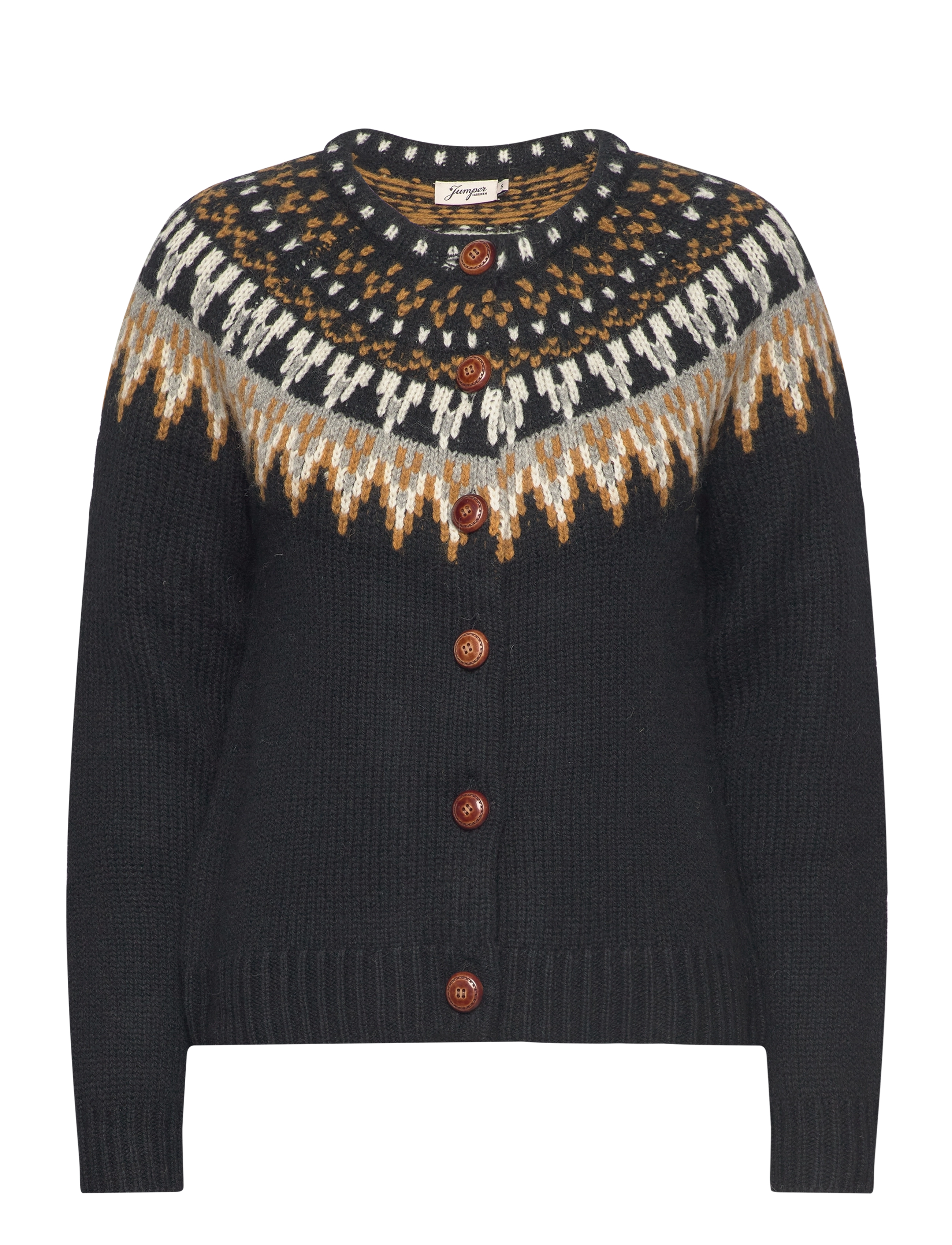 Jumperfabriken Joelle Cardigan - Cardigans - BLACK / black