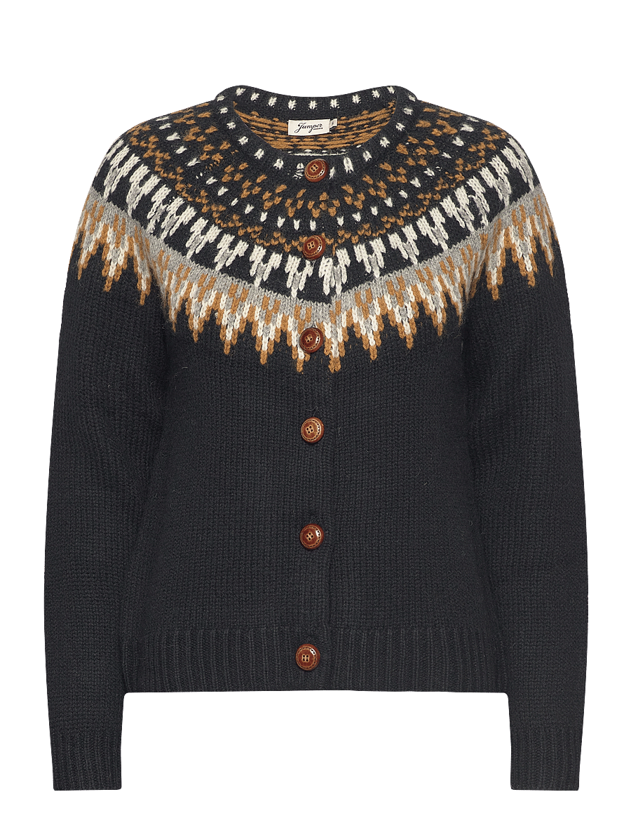 Jumperfabriken - Joelle Cardigan - arkityyli - black - 1