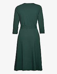 Jumperfabriken - Kate dress Darkgreen - omslagskjoler - darkgreen - 1