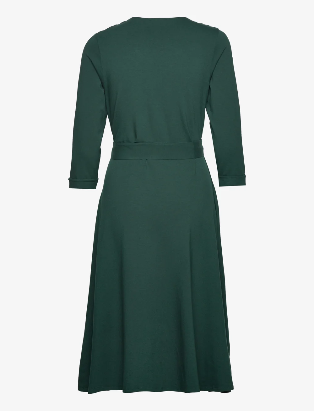 Jumperfabriken - Kate Dress - omlottklänningar - darkgreen - 1