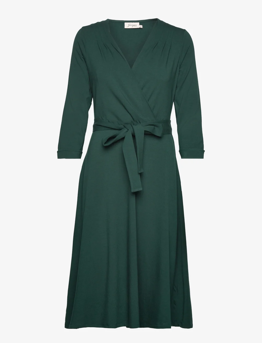 Jumperfabriken - Kate Dress - omlottklänningar - darkgreen - 2