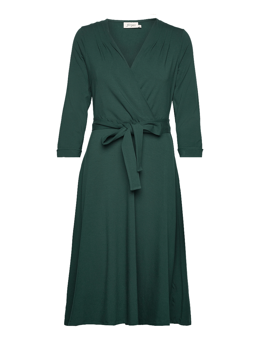 Jumperfabriken - Kate Dress - wickelkleider - darkgreen - 2