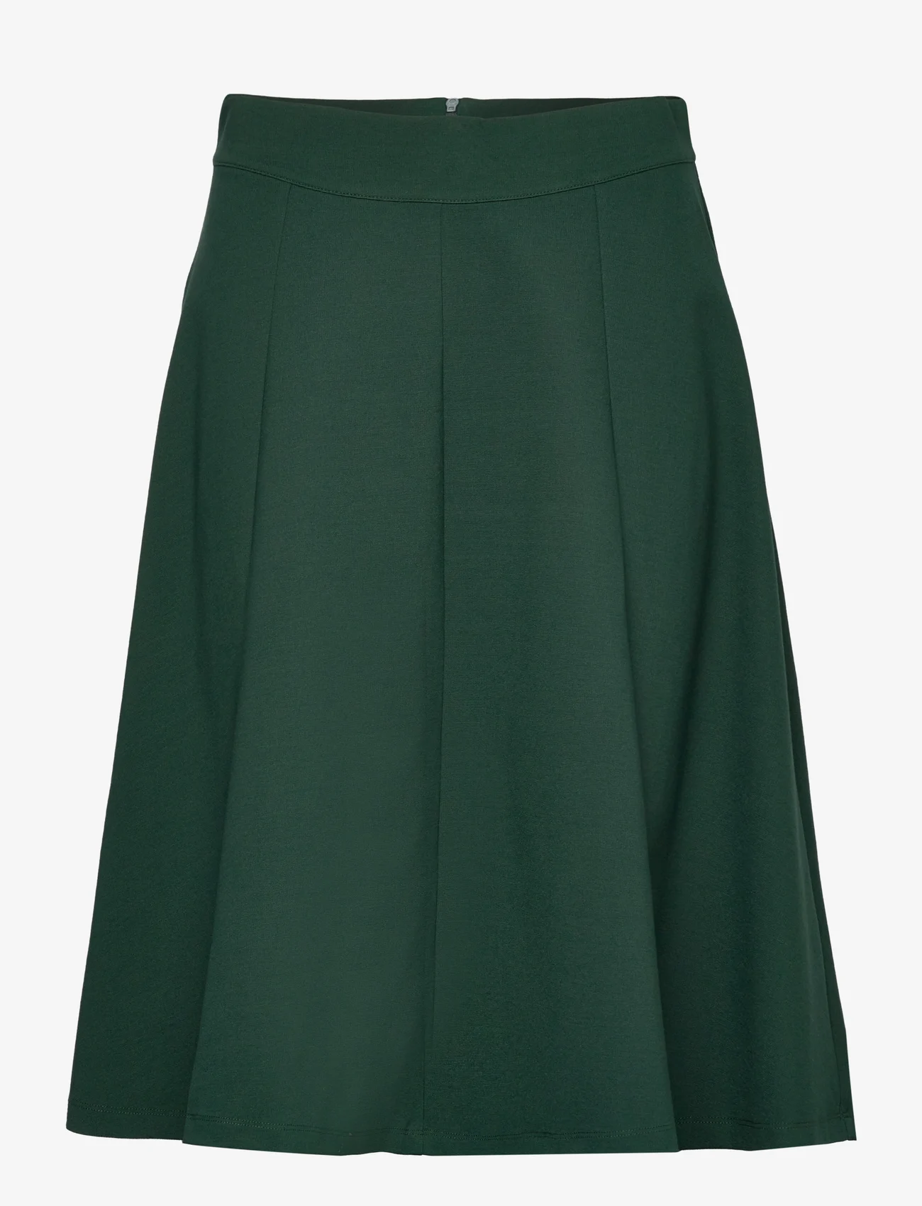 Jumperfabriken - Sarita skirt Darkgreen - kurze röcke - green - 0