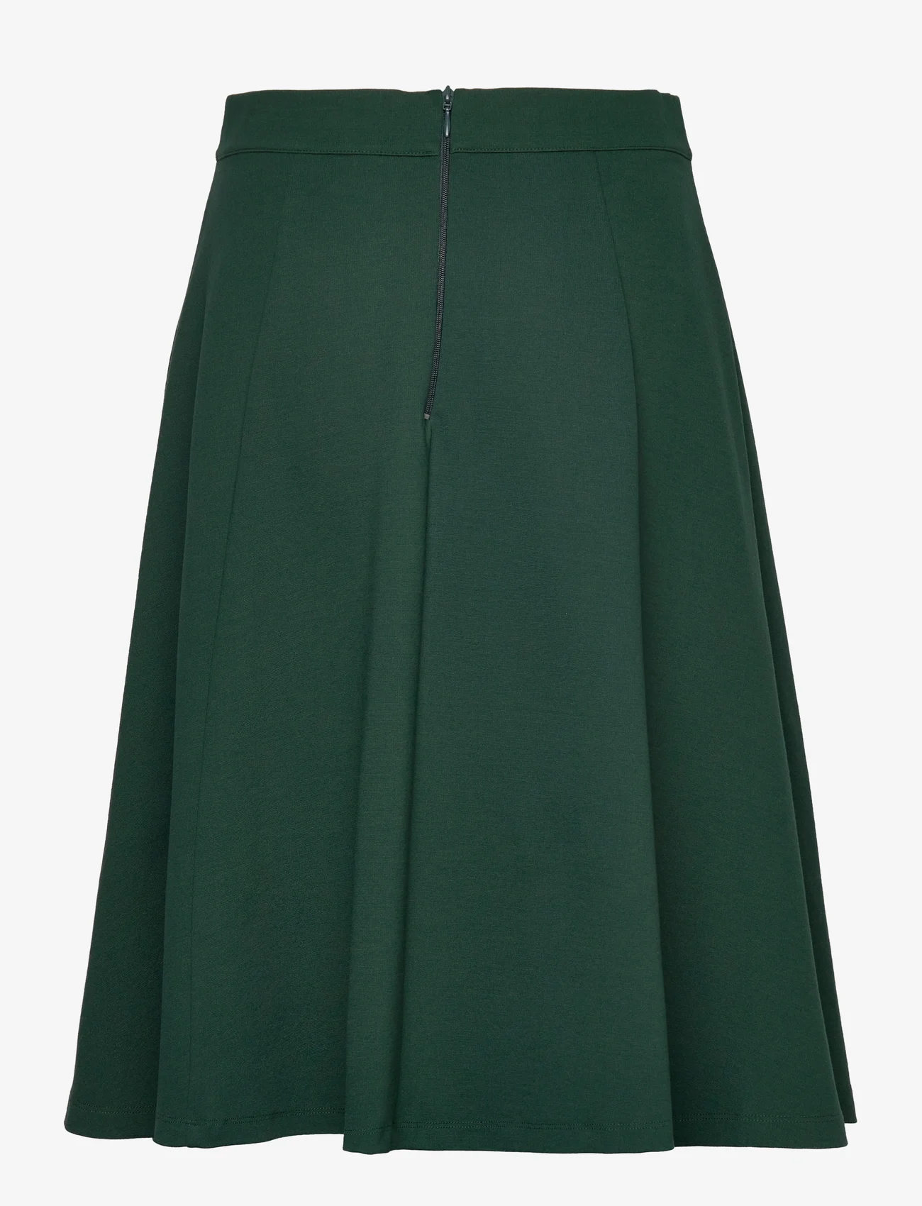 Jumperfabriken - Sarita skirt Darkgreen - kurze röcke - green - 1