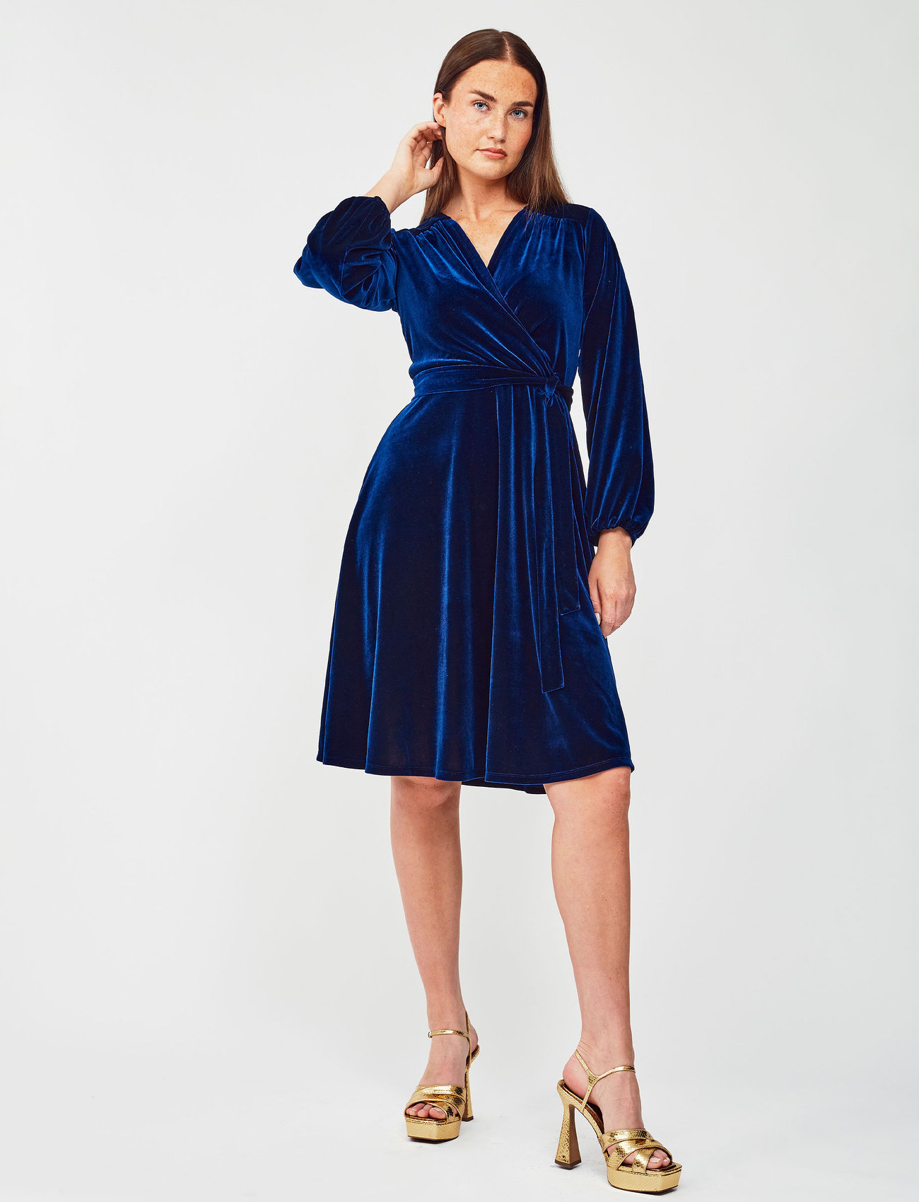 Jumperfabriken - Milena dress - party wear at outlet prices - navy - 1