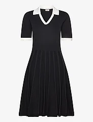 Jumperfabriken - Mallory - stickade klänningar - black - 0
