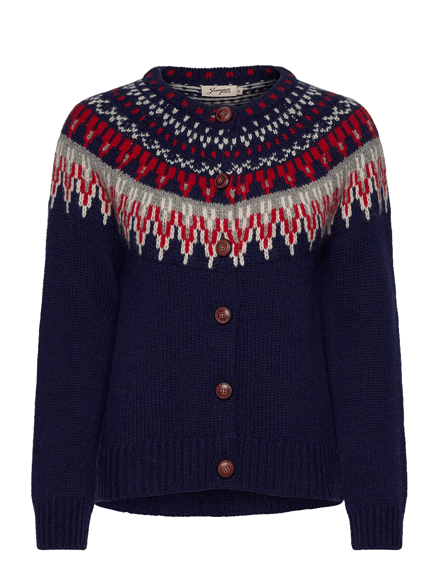 Jumperfabriken - Joelle Cardigan - gilets - navy - 1