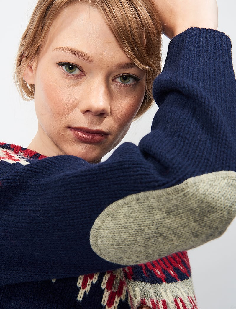 Jumperfabriken - Joelle Cardigan - cardigans - navy - 4