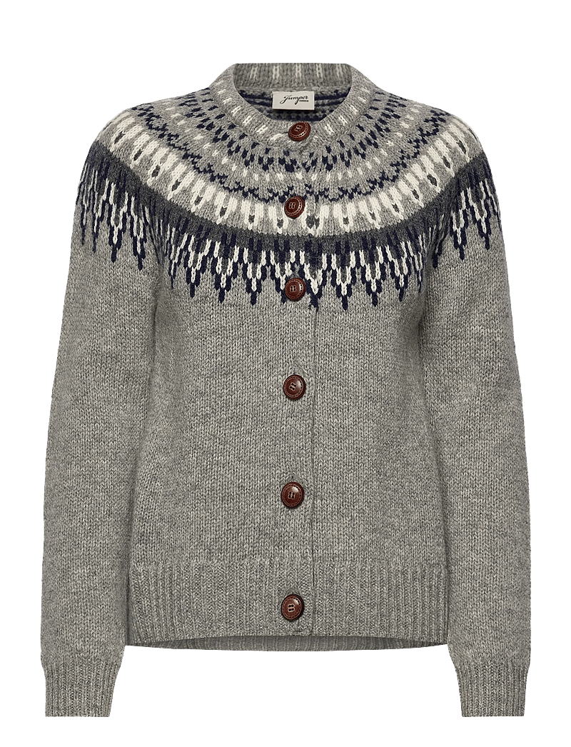 Jumperfabriken - Joelle Cardigan - cardigans - lightgrey - 1