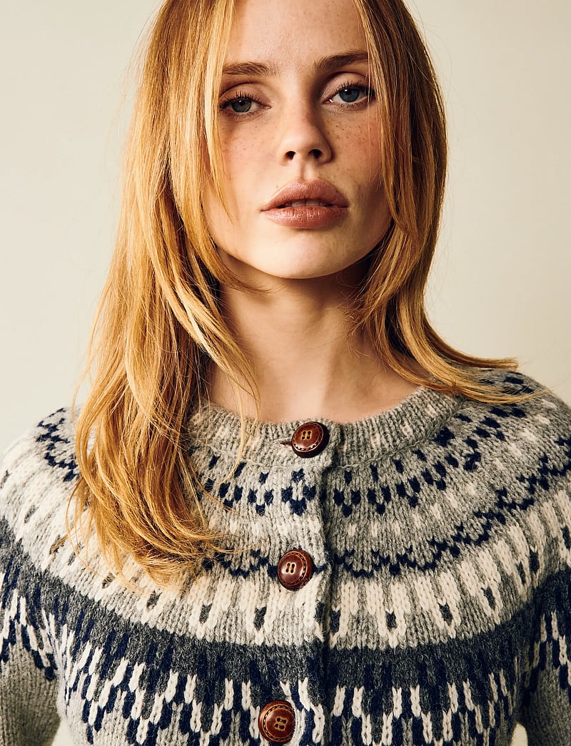 Jumperfabriken - Joelle Cardigan - cardigans - lightgrey - 0