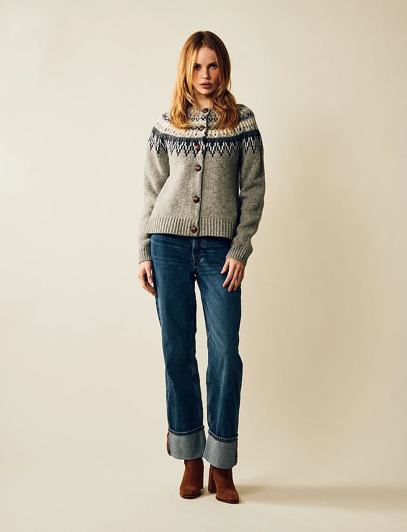 Jumperfabriken - Joelle Cardigan - cardigans - lightgrey - 3