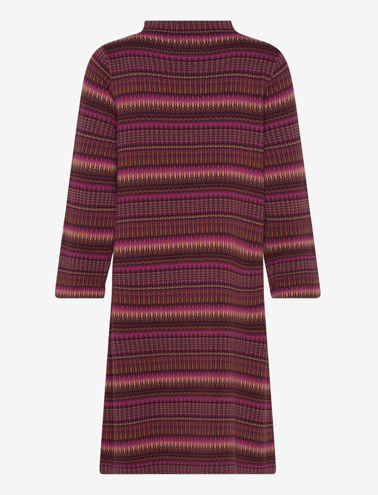 Jumperfabriken - Sunday LS Dress - knitted dresses - burgundy - 1