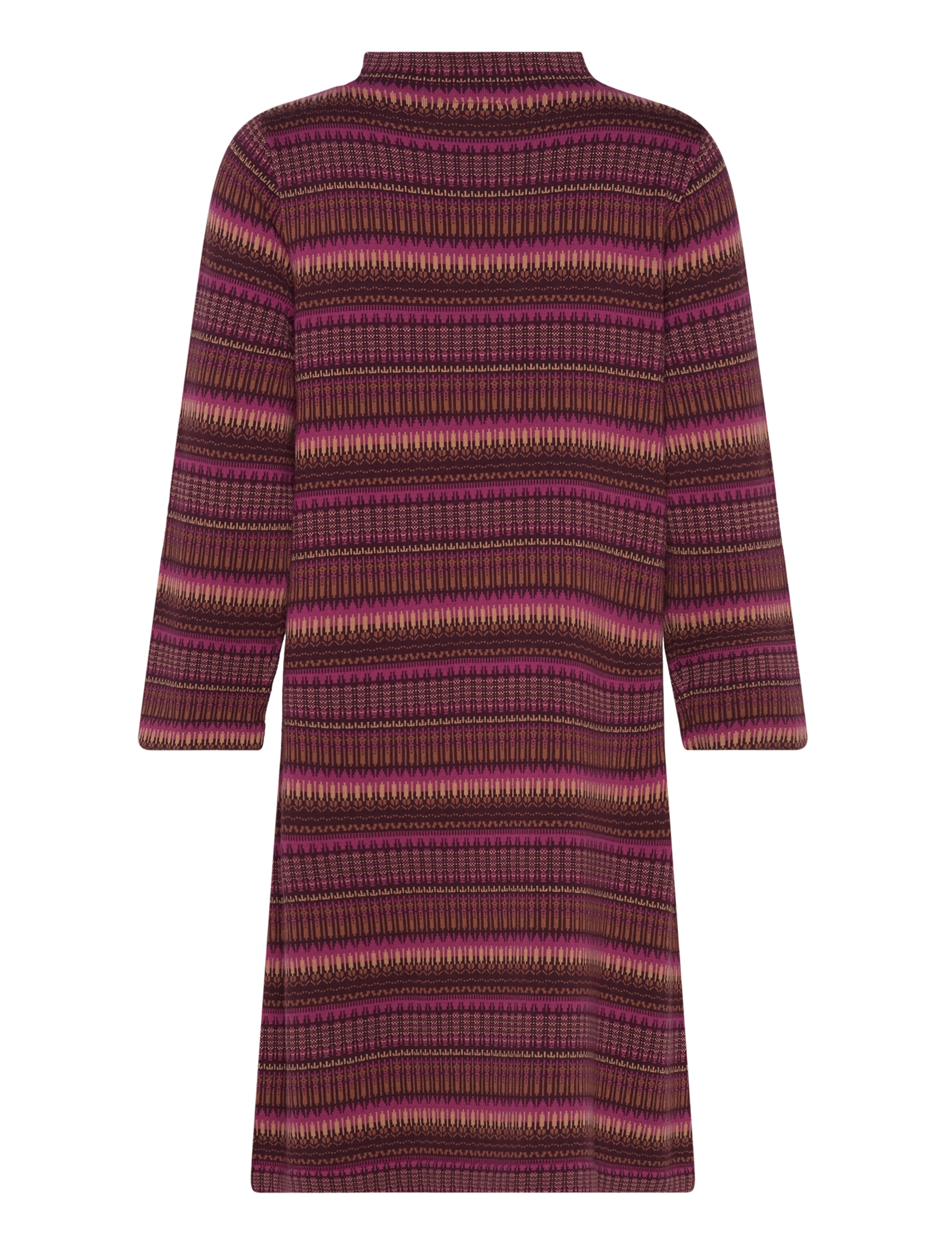 Jumperfabriken - Sunday LS Dress - strikkjoler - burgundy - 1