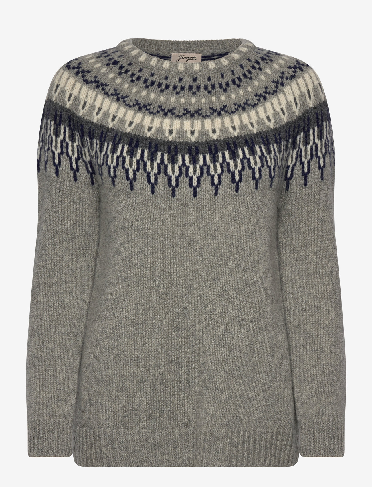 Jumperfabriken - Veda Jumper - stickade tröjor - grey - 1