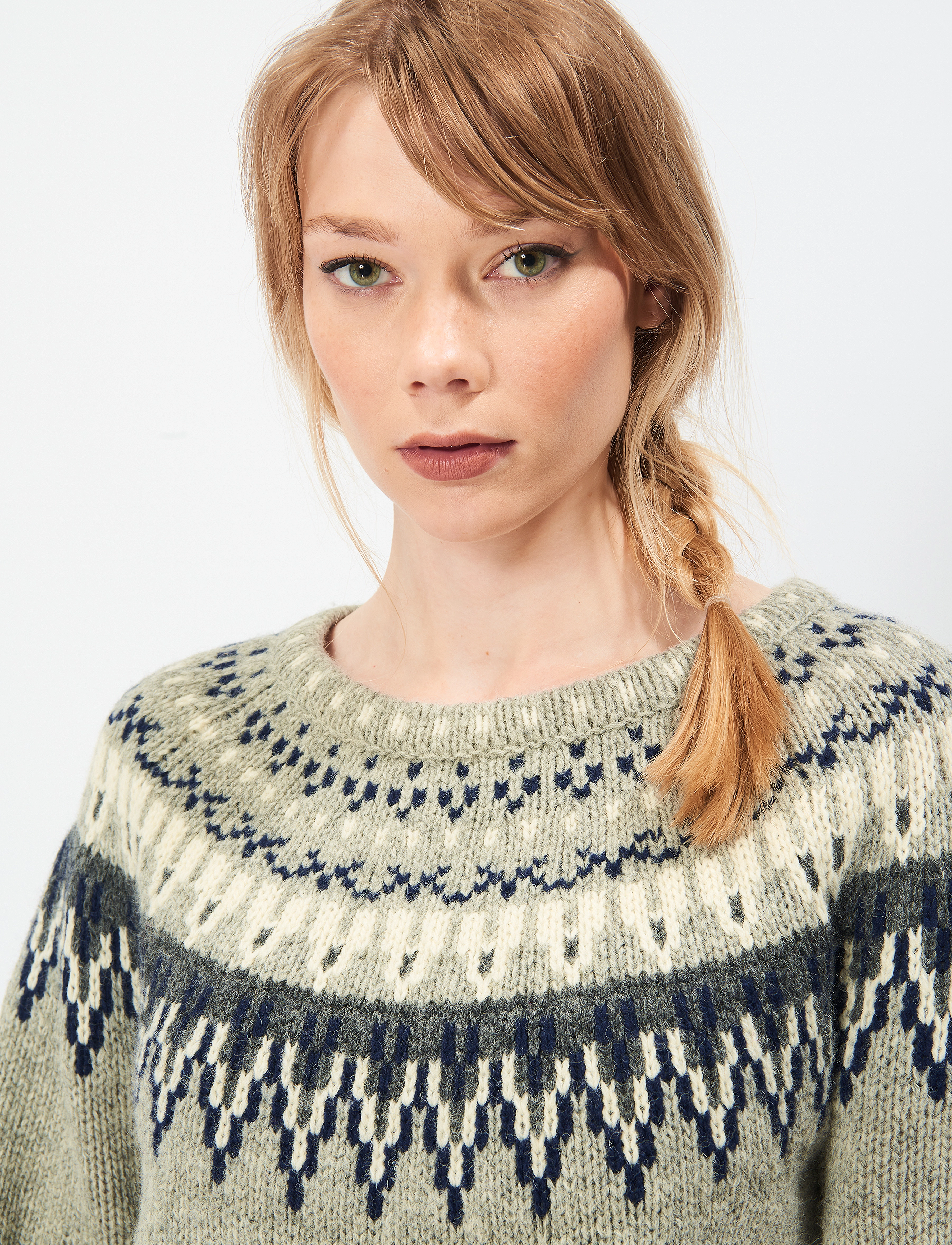 Jumperfabriken Veda Jumper, L, Knitwear, Grau - Jumpers, Frauen