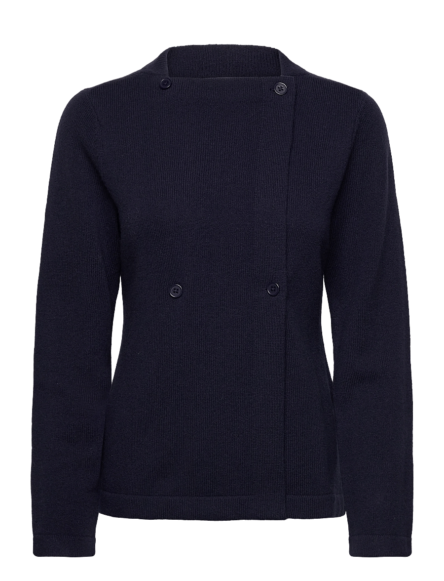 Jumperfabriken - Marlis Cardigan - strickjacken - navy - 0